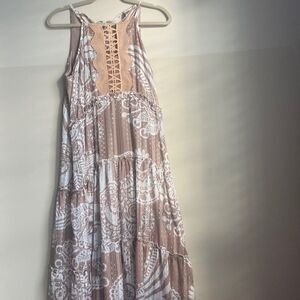 BSB Collection Tiered Maxi Dress 44=8-10